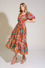 BRING US BACK WOVEN MIDI DRESS - Flying Tomato - Flyclothing LLC