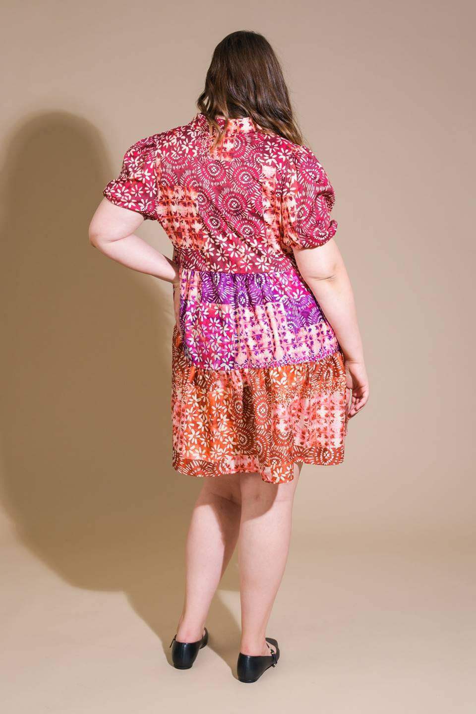 KEEP IT INTERESTING WOVEN MINI DRESS - Flying Tomato - Flyclothing LLC