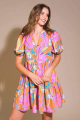 MOMENTOUS CUTENESS WOVEN MINI DRESS - Flying Tomato - Flyclothing LLC
