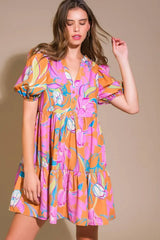 MOMENTOUS CUTENESS WOVEN MINI DRESS - Flying Tomato - Flyclothing LLC