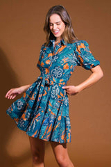 FLOWER GIRL WOVEN MINI DRESS - Flying Tomato - Flyclothing LLC