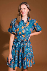 FLOWER GIRL WOVEN MINI DRESS - Flying Tomato - Flyclothing LLC