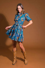 FLOWER GIRL WOVEN MINI DRESS - Flying Tomato - Flyclothing LLC