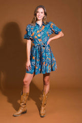 FLOWER GIRL WOVEN MINI DRESS - Flying Tomato - Flyclothing LLC