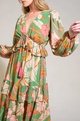 GRACE IN EVERY STEP WOVEN MAXI DRESS - Flying Tomato - Flyclothing LLC