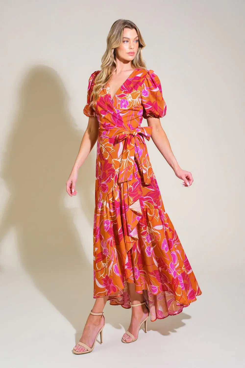 LOVE IN BLOOM WOVEN MAXI DRESS - Flying Tomato - Flyclothing LLC
