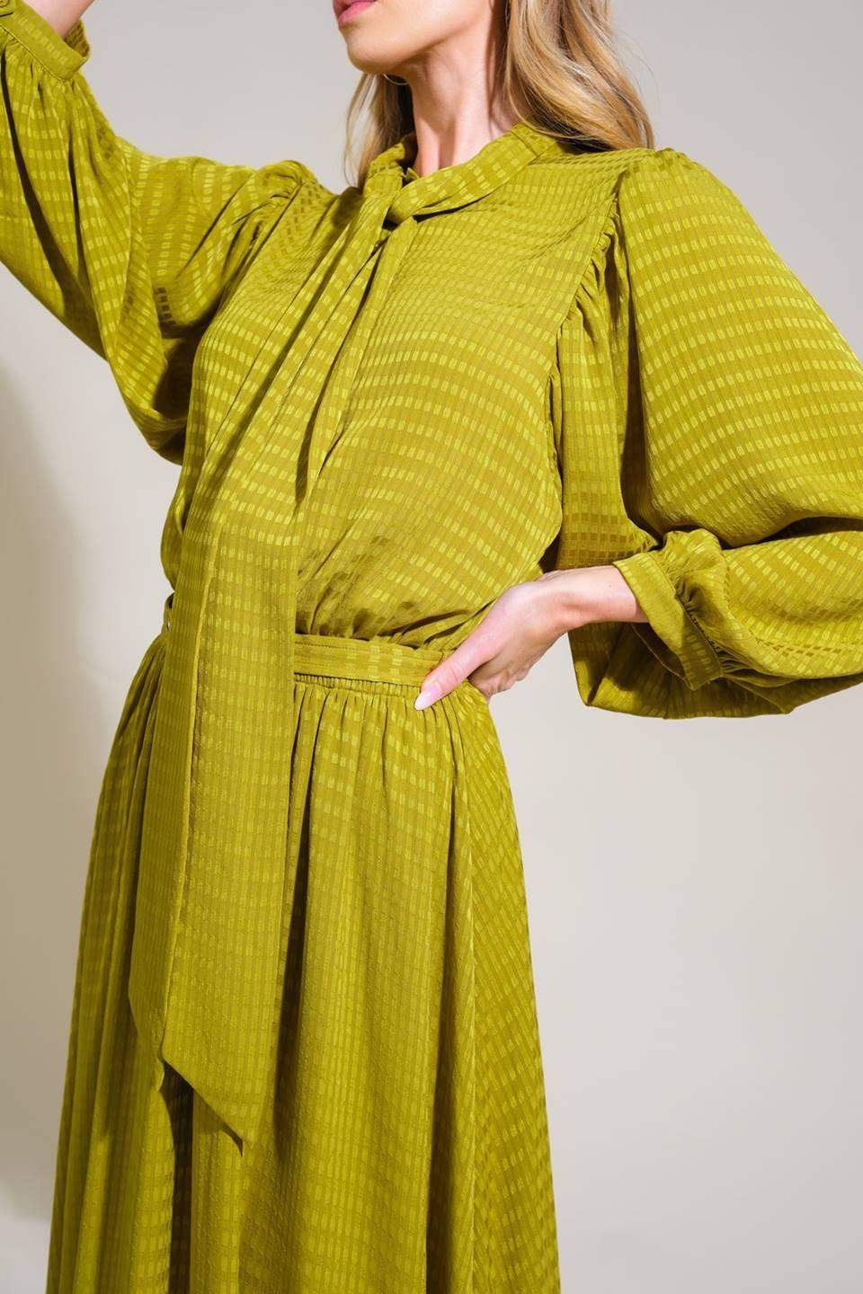 LOVE LIKE OURS WOVEN MIDI DRESS - Flying Tomato - Flyclothing LLC