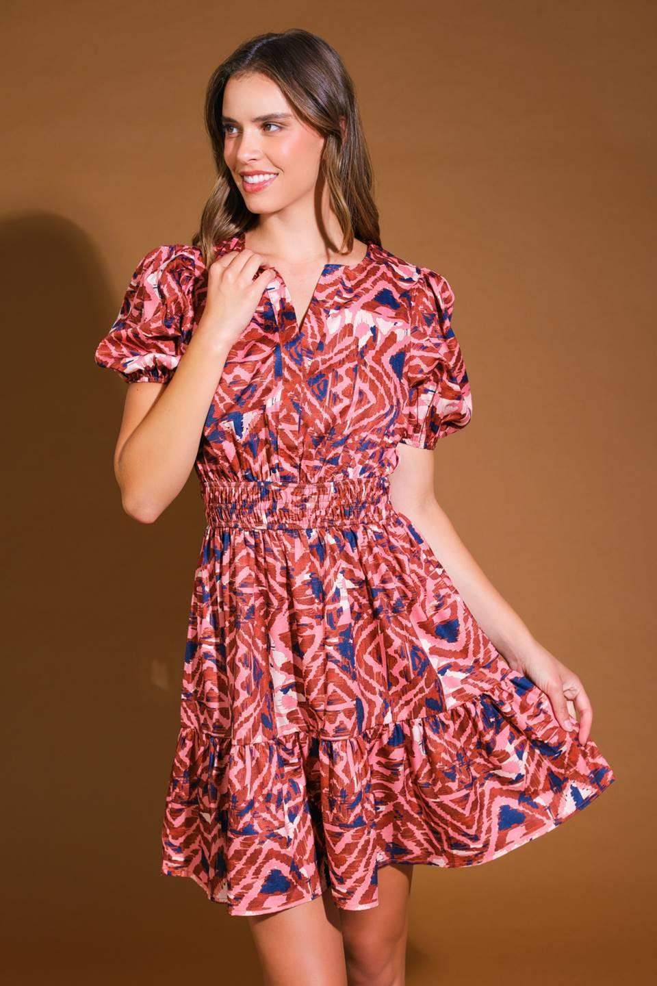 EXCEPTIONAL STATUS WOVEN MINI DRESS - Flying Tomato - Flyclothing LLC