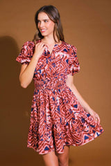 EXCEPTIONAL STATUS WOVEN MINI DRESS - Flying Tomato - Flyclothing LLC