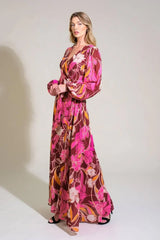 LUSH HAVEN WOVEN MAXI DRESS - Flying Tomato - Flyclothing LLC