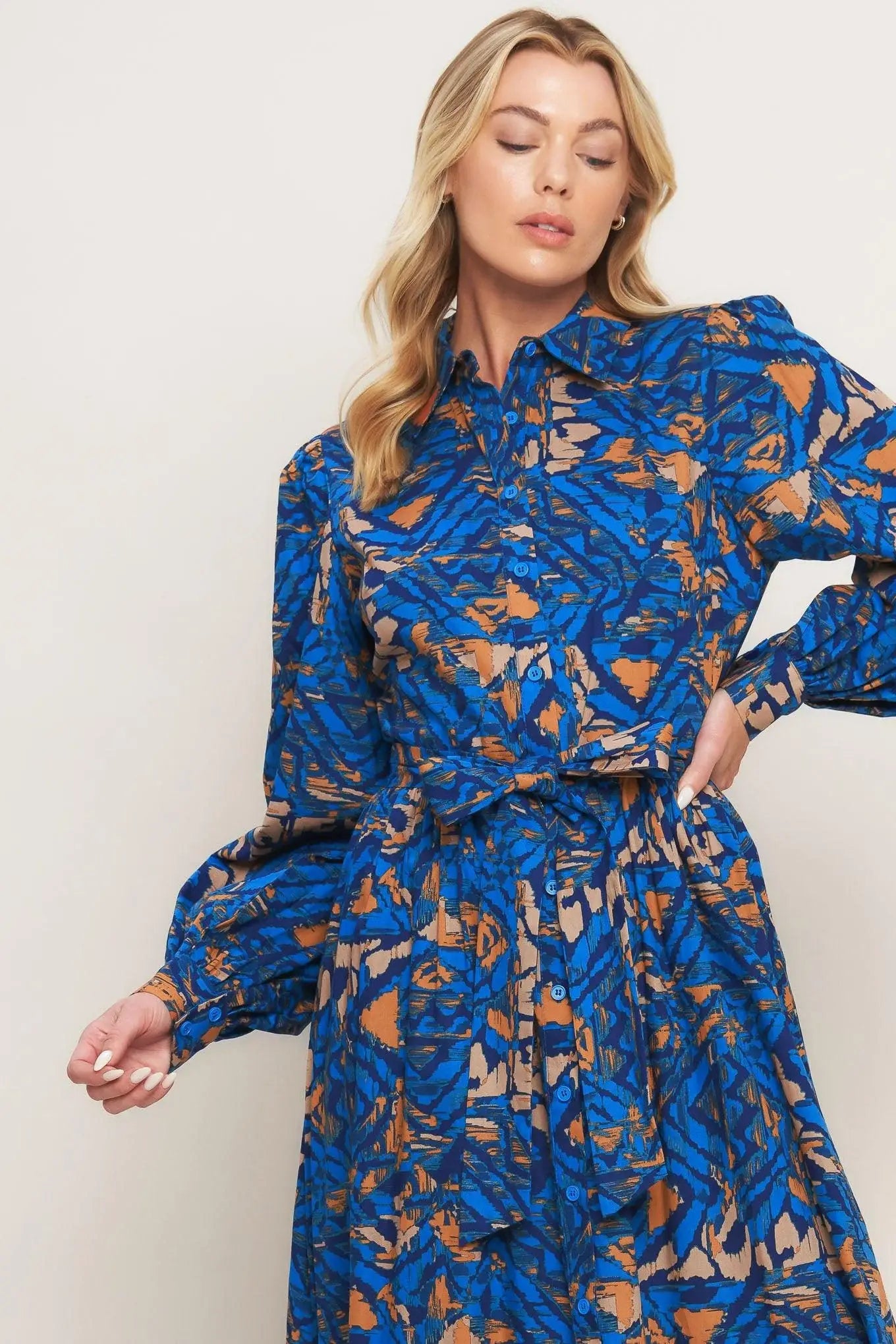 NORTH HILLS WOVEN SHIRT DRESS - Flying Tomato - Flyclothing LLC