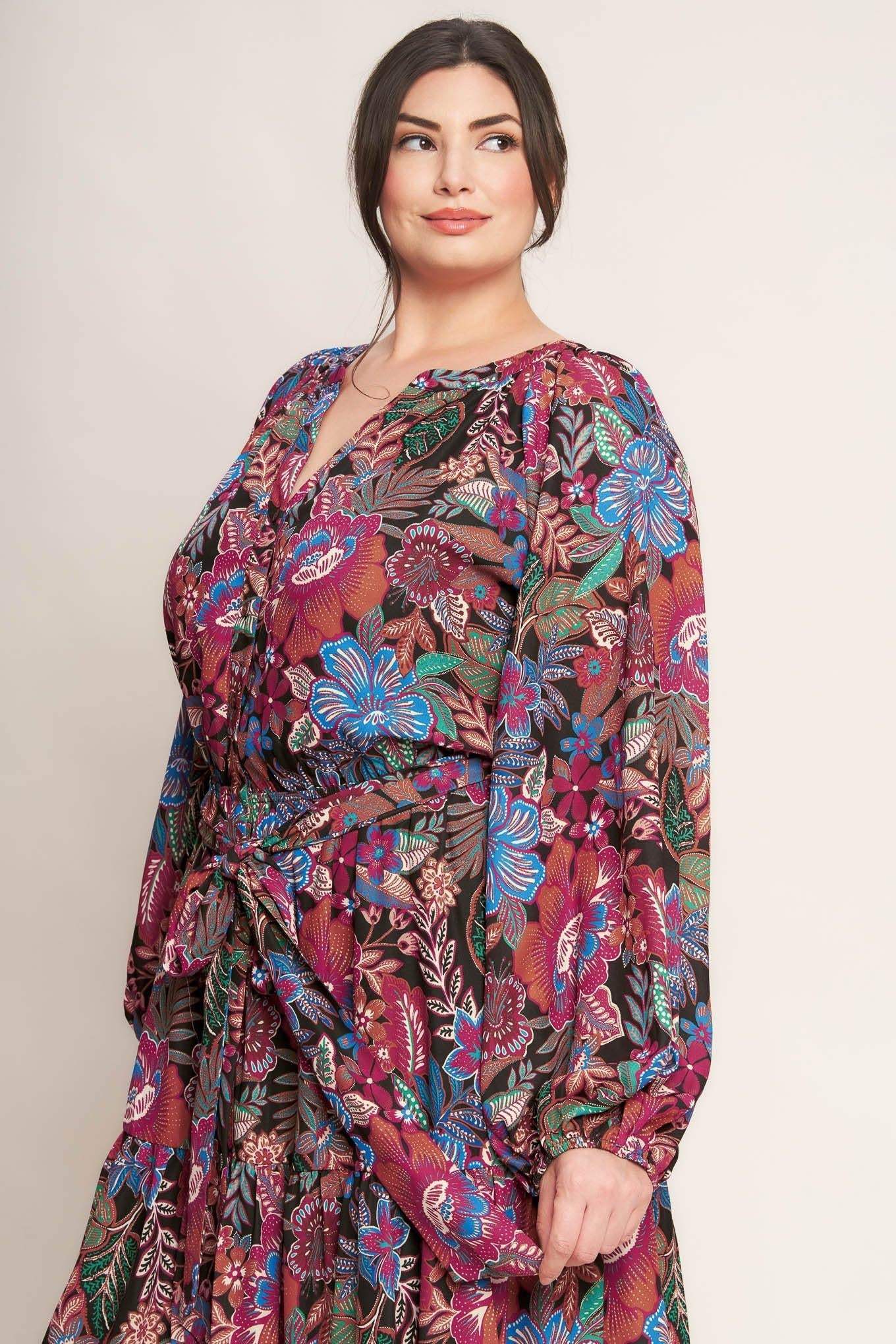 FLORAL BLISS WOVEN MINI DRESS - Flying Tomato - Flyclothing LLC
