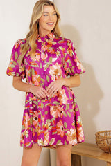CONCEPTUALLY CHIC WOVEN MINI DRESS - Flying Tomato - Flyclothing LLC