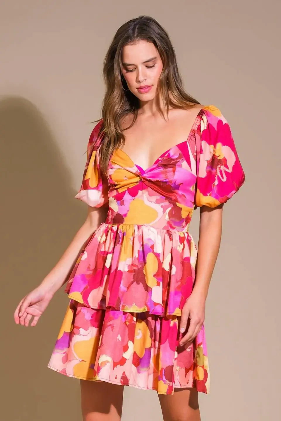 WHIMSICAL BEAUTY WOVEN MINI DRESS - Flying Tomato - Flyclothing LLC