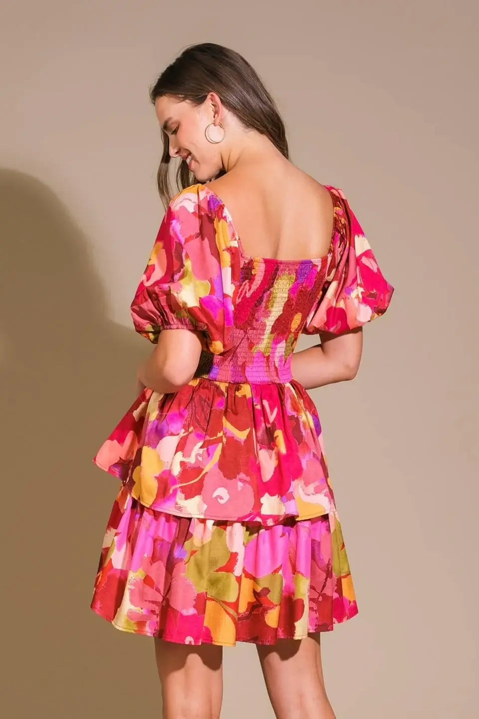 WHIMSICAL BEAUTY WOVEN MINI DRESS - Flying Tomato - Flyclothing LLC