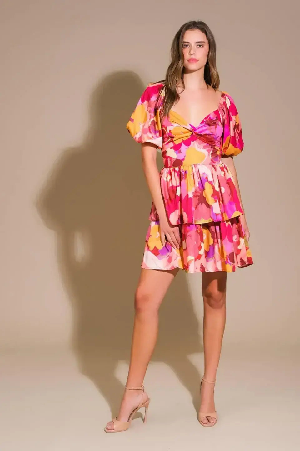 WHIMSICAL BEAUTY WOVEN MINI DRESS - Flying Tomato - Flyclothing LLC
