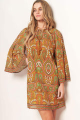 CROSS MY MIND WOVEN MINI DRESS - Flying Tomato - Flyclothing LLC
