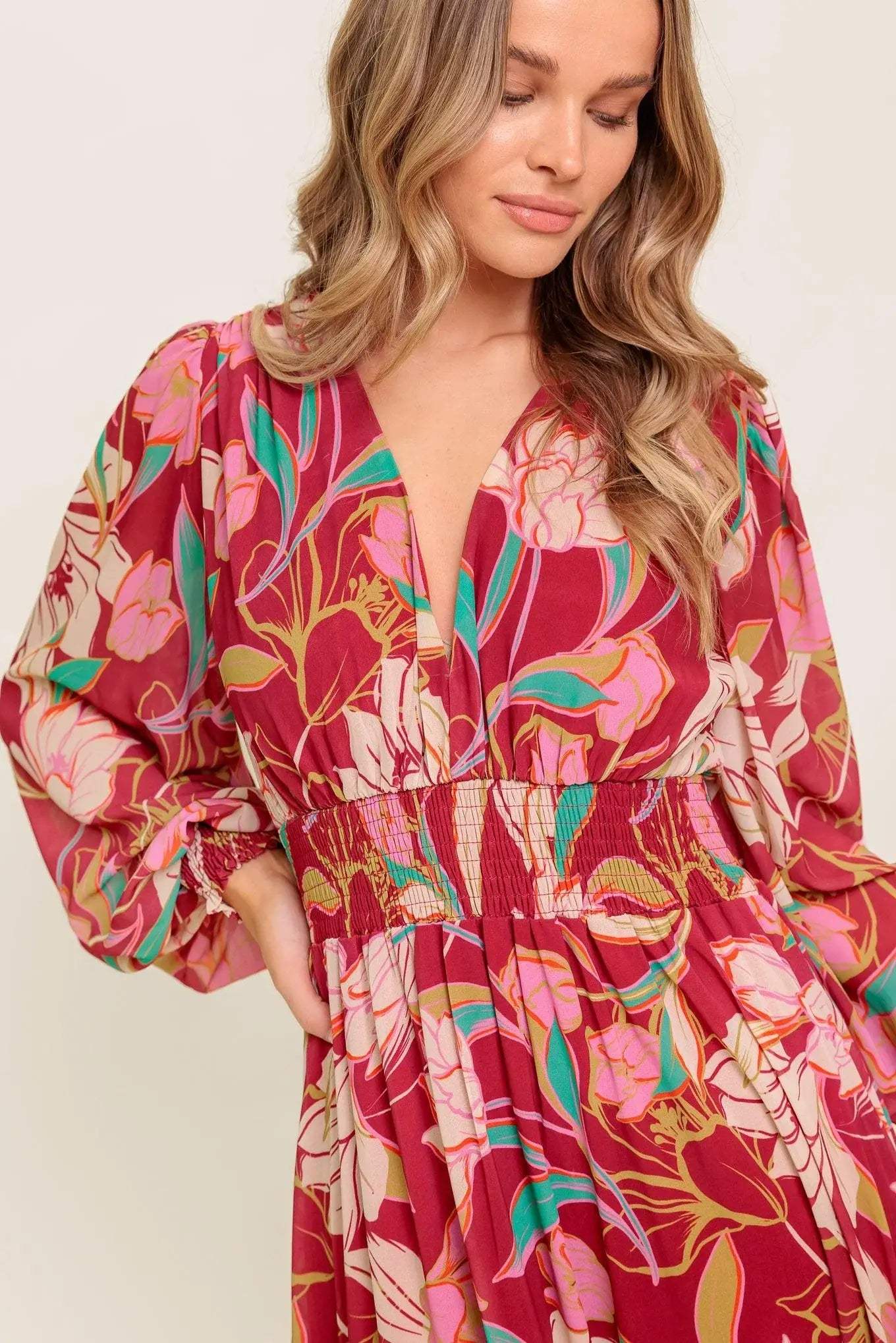 AMAZING PRESENCE WOVEN MAXI DRESS - Flying Tomato - Flyclothing LLC