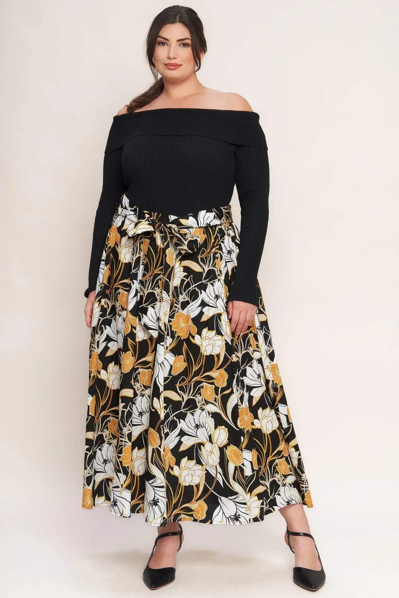 TWIST ON TIMELESS WOVEN MIDI DRESS - Flying Tomato - Flyclothing LLC