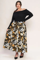 TWIST ON TIMELESS WOVEN MIDI DRESS - Flying Tomato - Flyclothing LLC