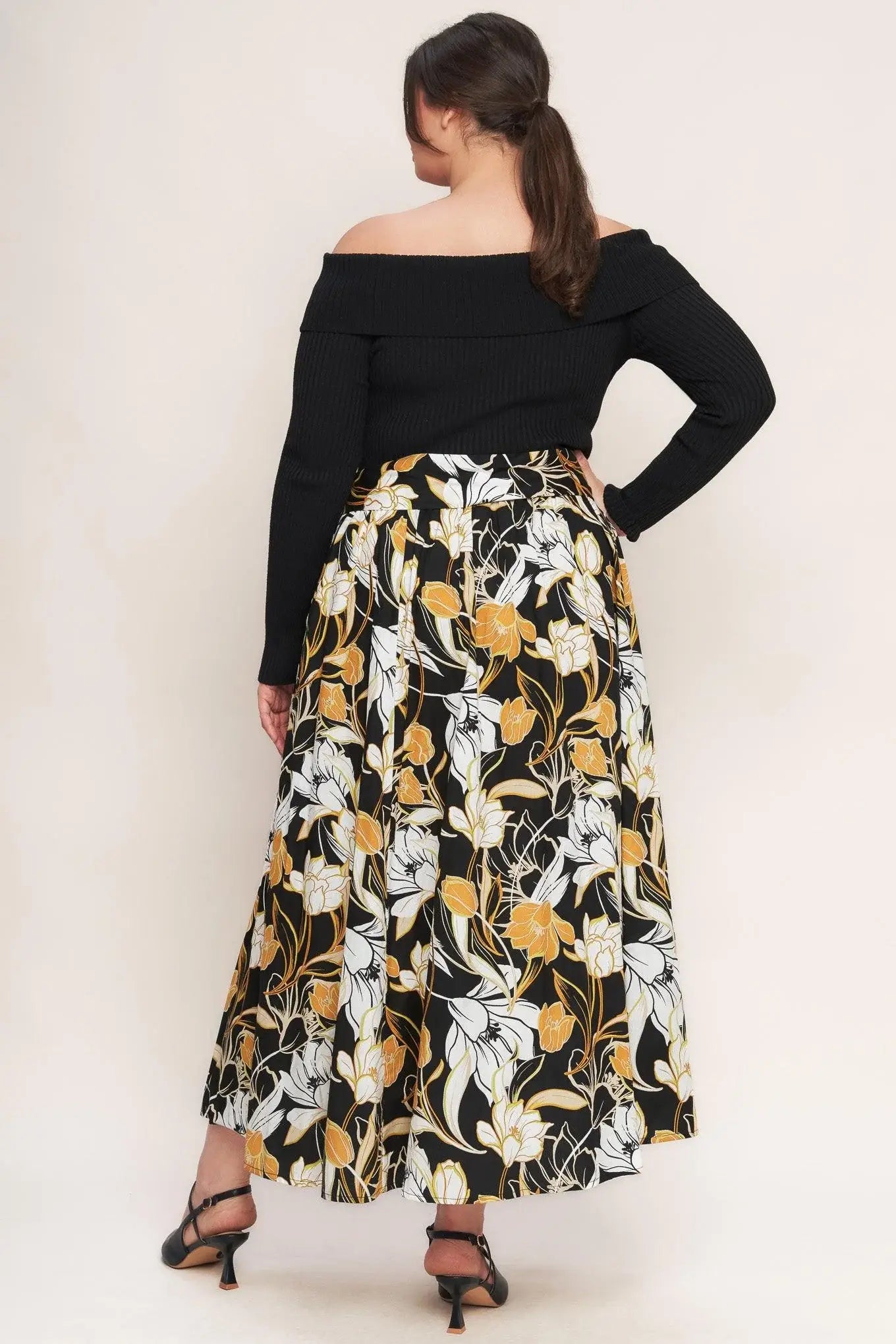TWIST ON TIMELESS WOVEN MIDI DRESS - Flying Tomato - Flyclothing LLC