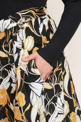 TWIST ON TIMELESS WOVEN MIDI DRESS - Flying Tomato - Flyclothing LLC