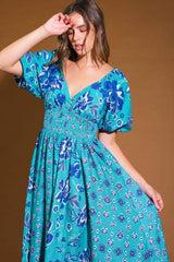 NEW CASTLE WOVEN MIDI DRESS - Flying Tomato - Flyclothing LLC