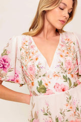 THE WORLD AWAITS LIGHT PINK WOVEN MINI DRESS - Flying Tomato - Flyclothing LLC