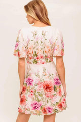 THE WORLD AWAITS LIGHT PINK WOVEN MINI DRESS - Flying Tomato - Flyclothing LLC