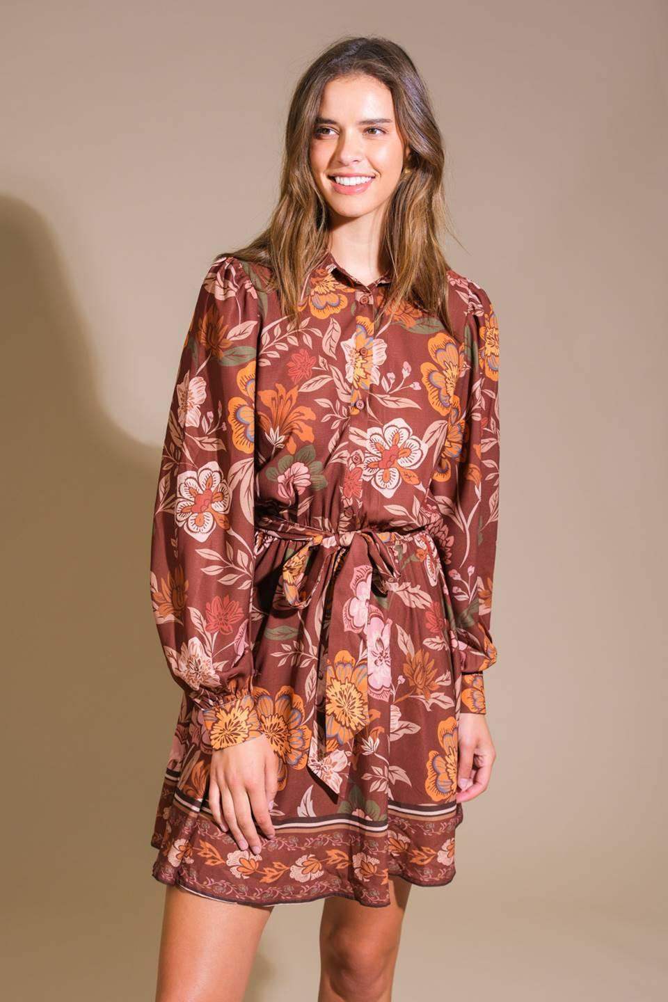 DESERT DAWN WOVEN MINI DRESS - Flying Tomato - Flyclothing LLC