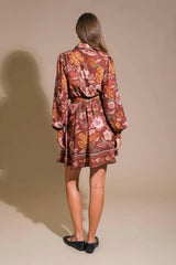 DESERT DAWN WOVEN MINI DRESS - Flying Tomato - Flyclothing LLC