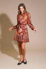 DESERT DAWN WOVEN MINI DRESS - Flying Tomato - Flyclothing LLC