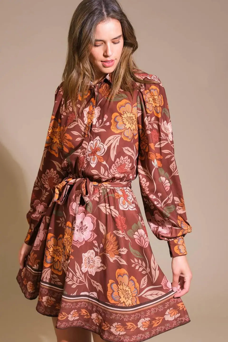DESERT DAWN WOVEN MINI DRESS - Flying Tomato - Flyclothing LLC