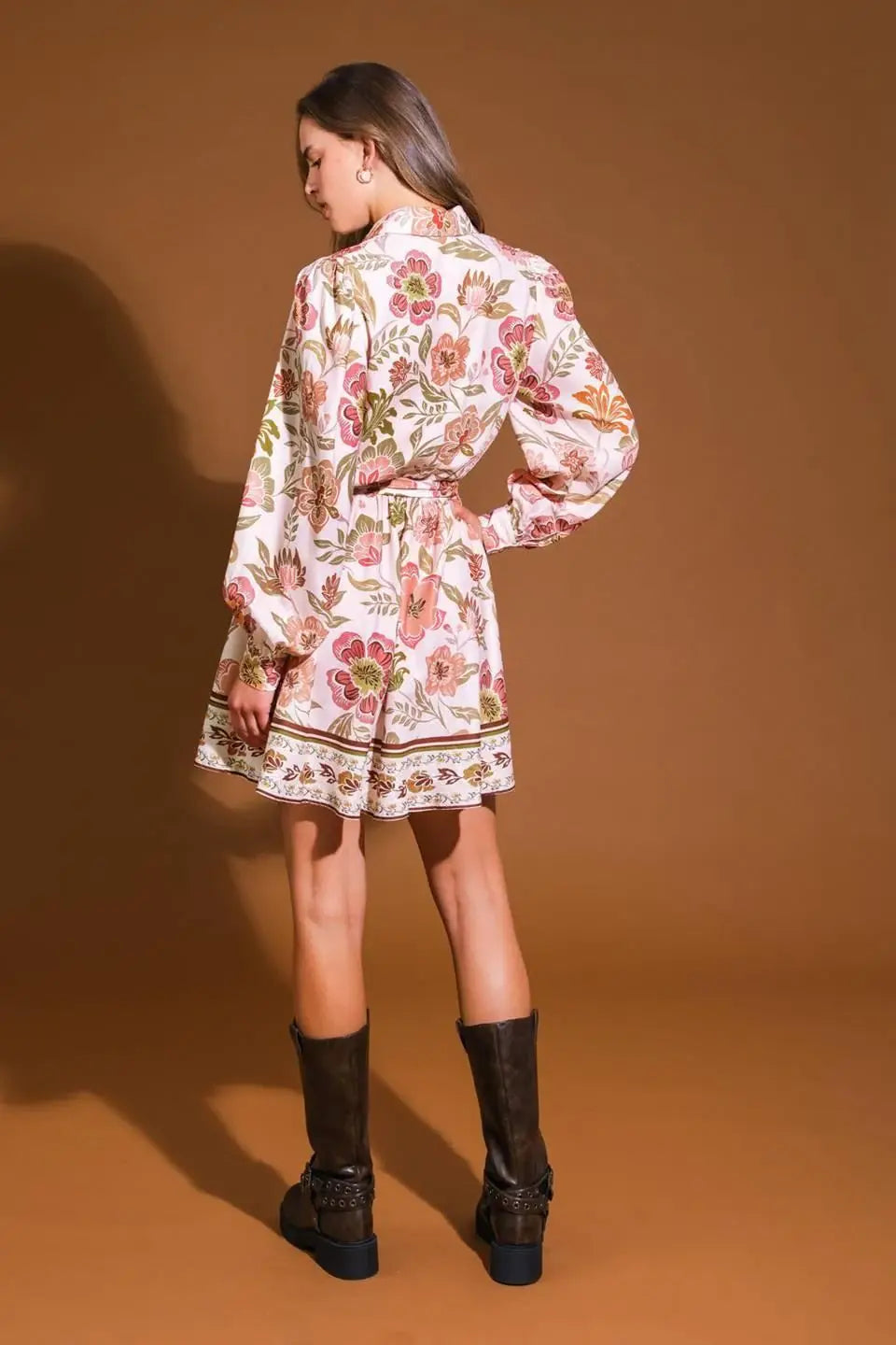 DESERT DAWN WOVEN MINI DRESS - Flying Tomato - Flyclothing LLC