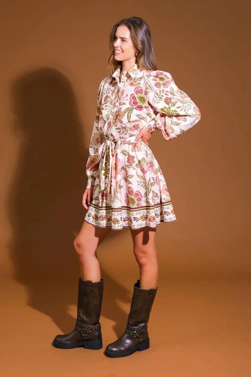 DESERT DAWN WOVEN MINI DRESS - Flying Tomato - Flyclothing LLC
