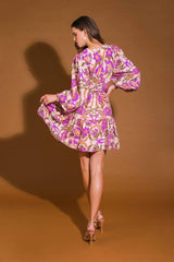 BLISSFUL STROLLS WOVEN MINI DRESS - Flying Tomato - Flyclothing LLC