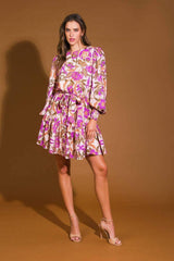 BLISSFUL STROLLS WOVEN MINI DRESS - Flying Tomato - Flyclothing LLC