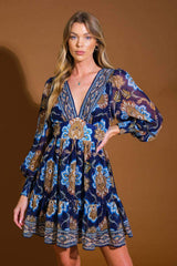 SO DELIGHTED WOVEN MINI DRESS - Flying Tomato - Flyclothing LLC