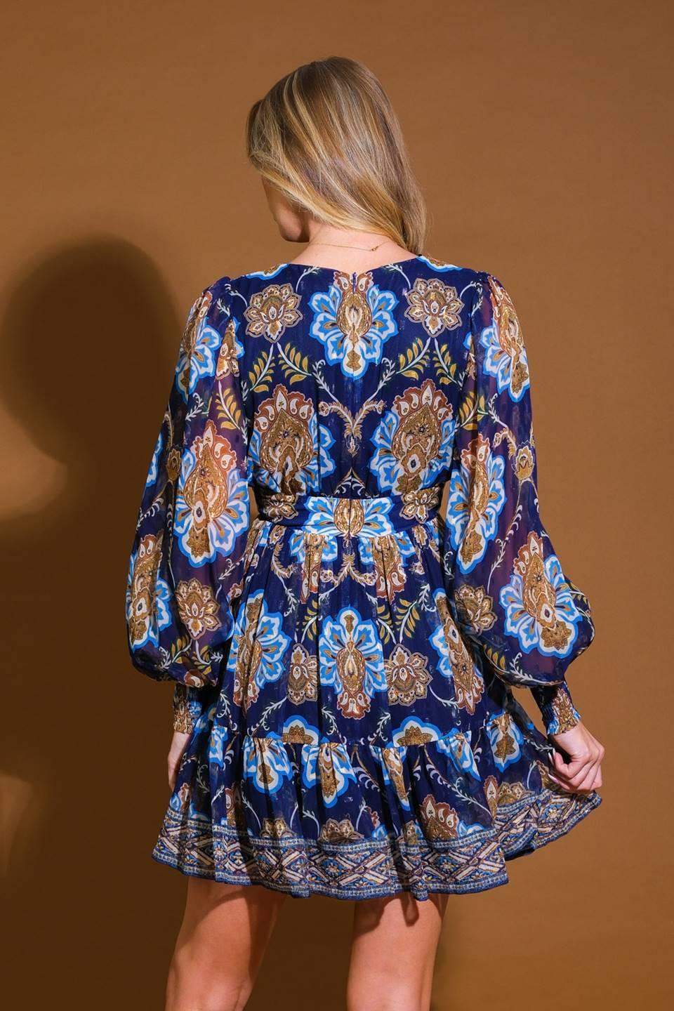 SO DELIGHTED WOVEN MINI DRESS - Flying Tomato - Flyclothing LLC