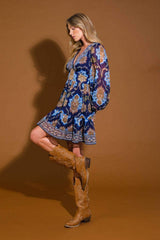 SO DELIGHTED WOVEN MINI DRESS - Flying Tomato - Flyclothing LLC