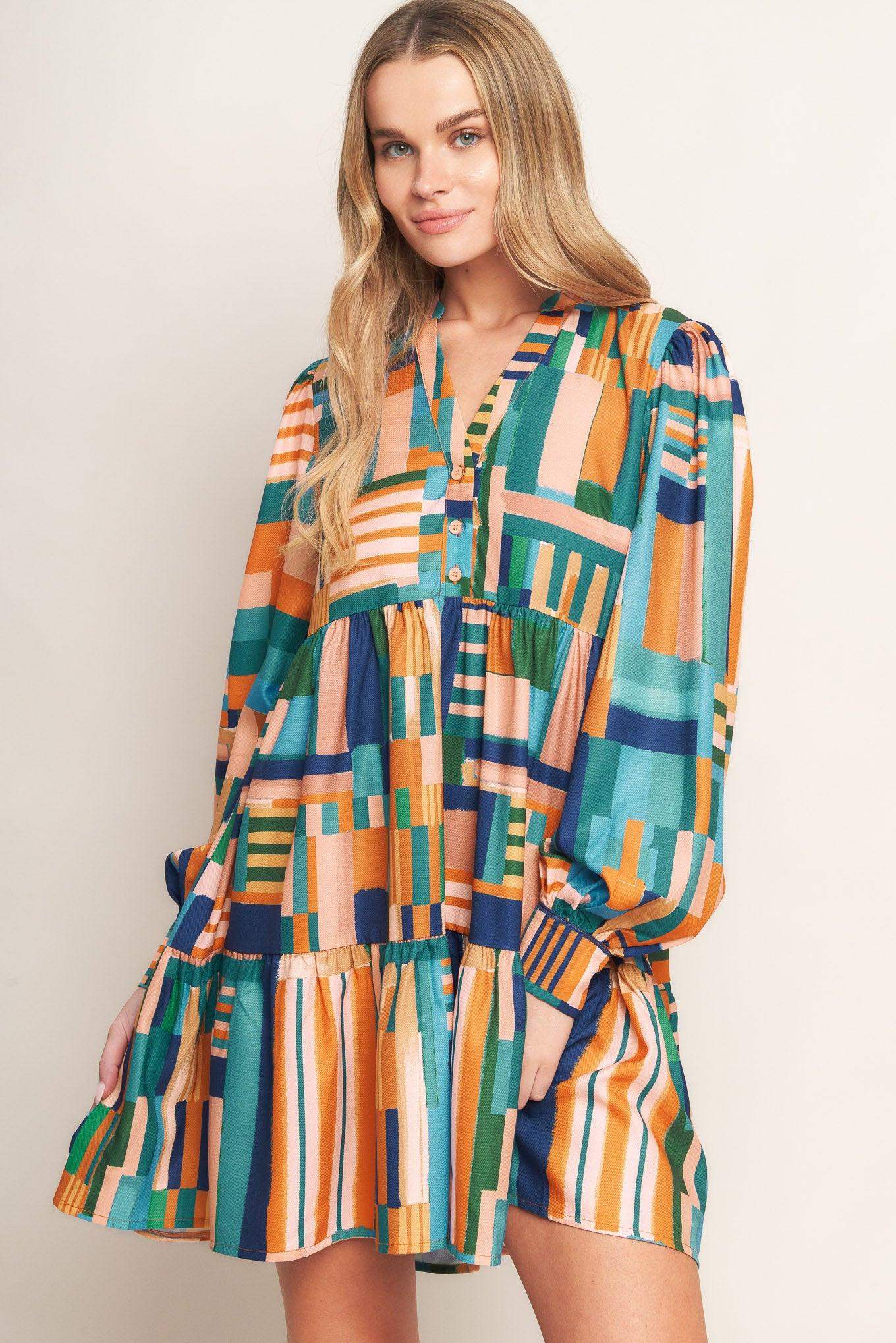EFFORTLESS SELECTION WOVEN MINI DRESS - Flying Tomato - Flyclothing LLC