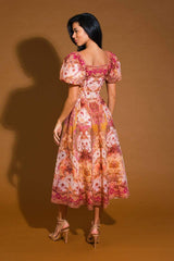 FOR GOOD WOVEN MIDI DRESS - Flying Tomato - Flyclothing LLC