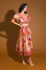 FOR GOOD WOVEN MIDI DRESS - Flying Tomato - Flyclothing LLC