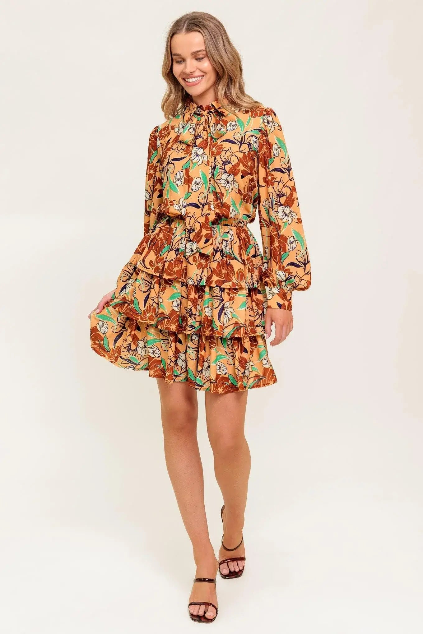 SECRET CRUSH WOVEN MINI DRESS - Flying Tomato - Flyclothing LLC