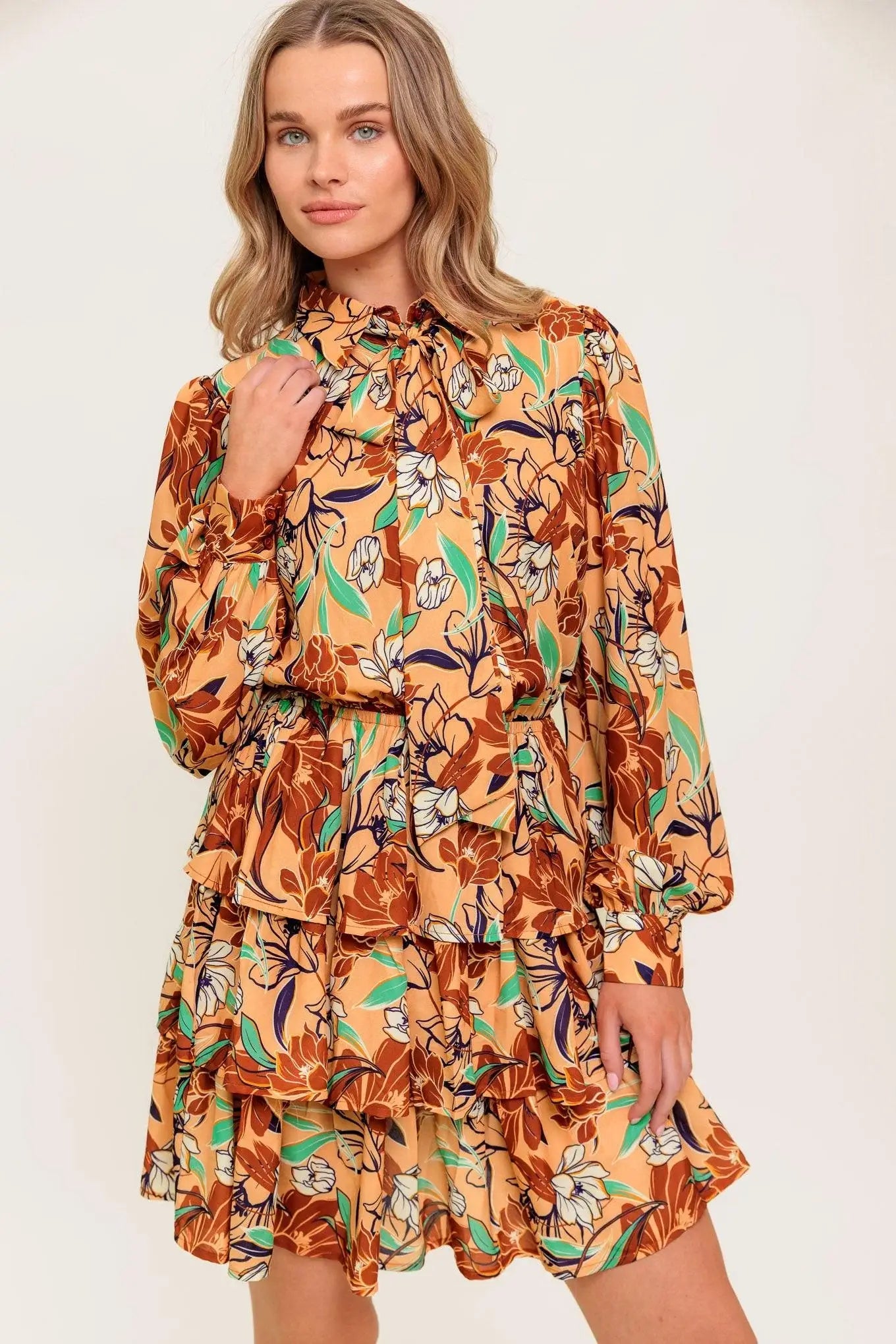 SECRET CRUSH WOVEN MINI DRESS - Flying Tomato - Flyclothing LLC