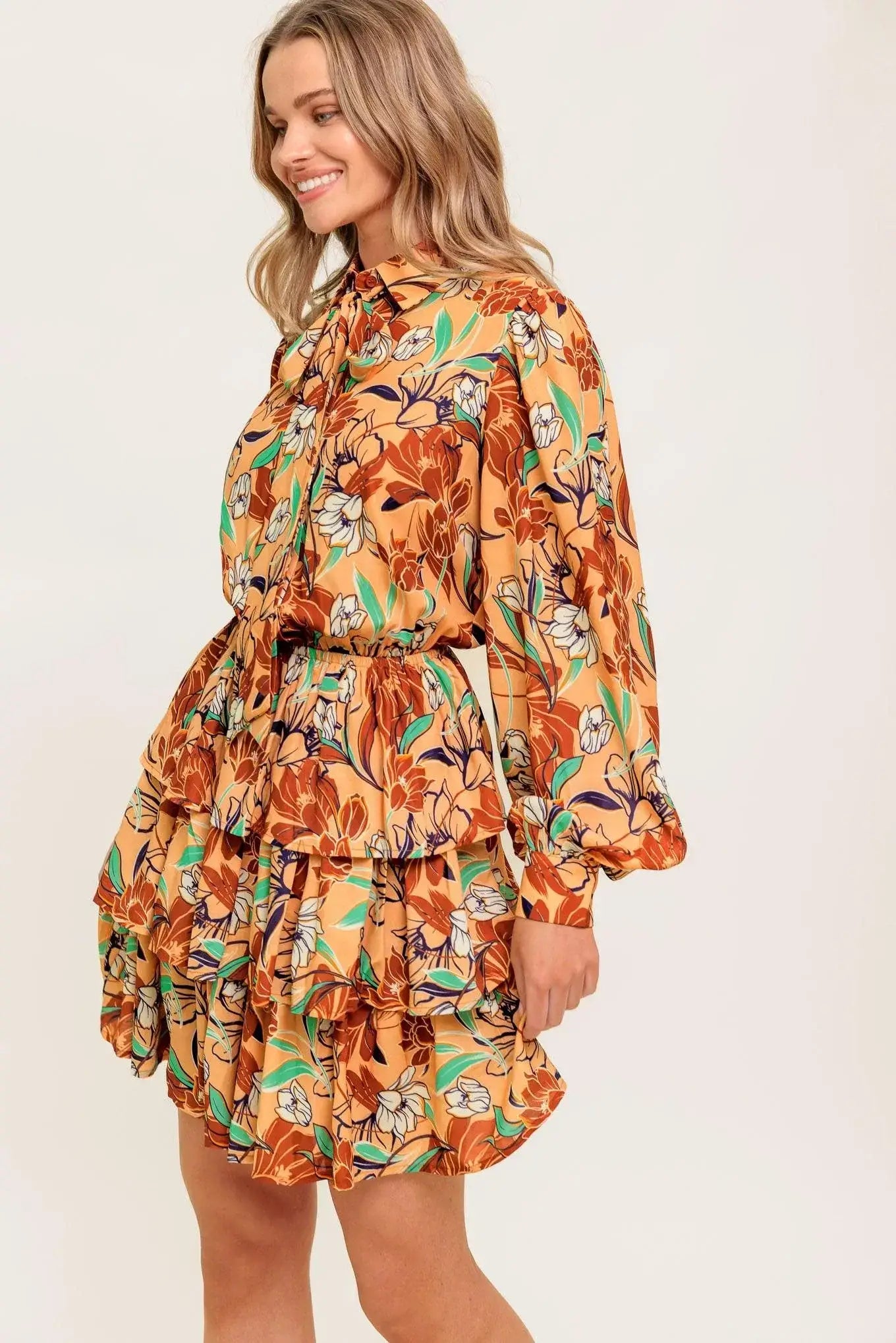 SECRET CRUSH WOVEN MINI DRESS - Flying Tomato - Flyclothing LLC