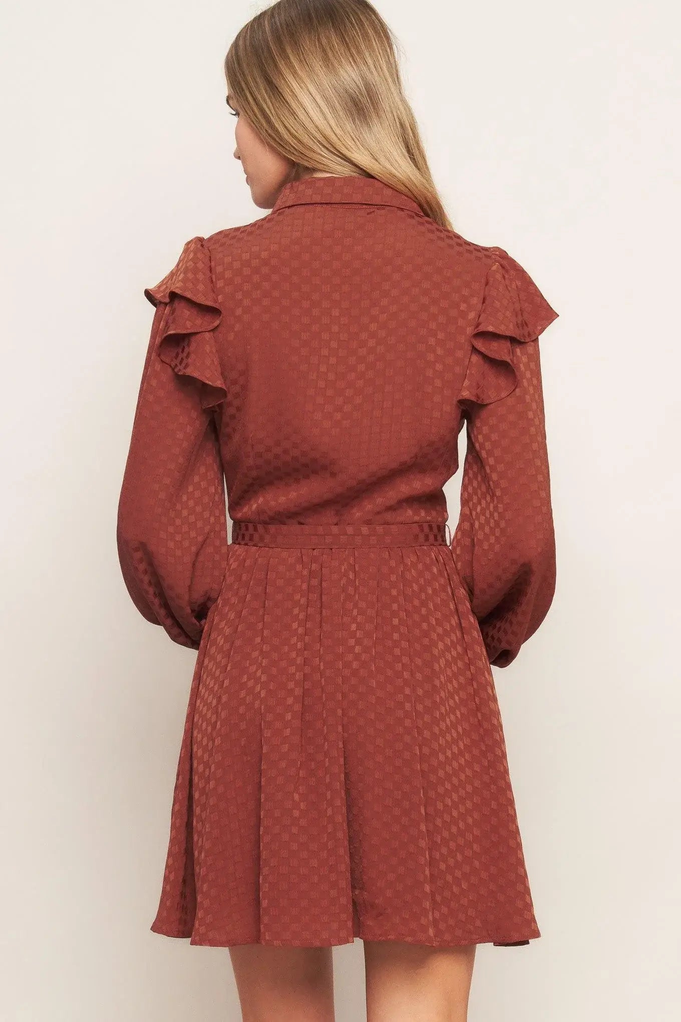 CALL IT LOVE WOVEN MINI DRESS - Flying Tomato - Flyclothing LLC
