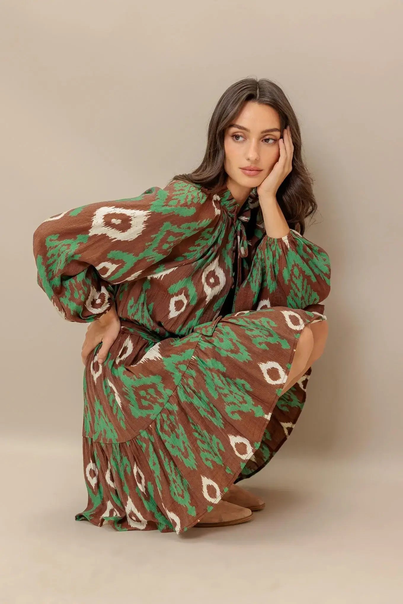 WILD TERRACOTTA WOVEN MINI DRESS - Flying Tomato - Flyclothing LLC