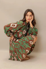 WILD TERRACOTTA WOVEN MINI DRESS - Flying Tomato - Flyclothing LLC