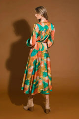 WANNA BE LOVED WOVEN MIDI DRESS - Flying Tomato - Flyclothing LLC